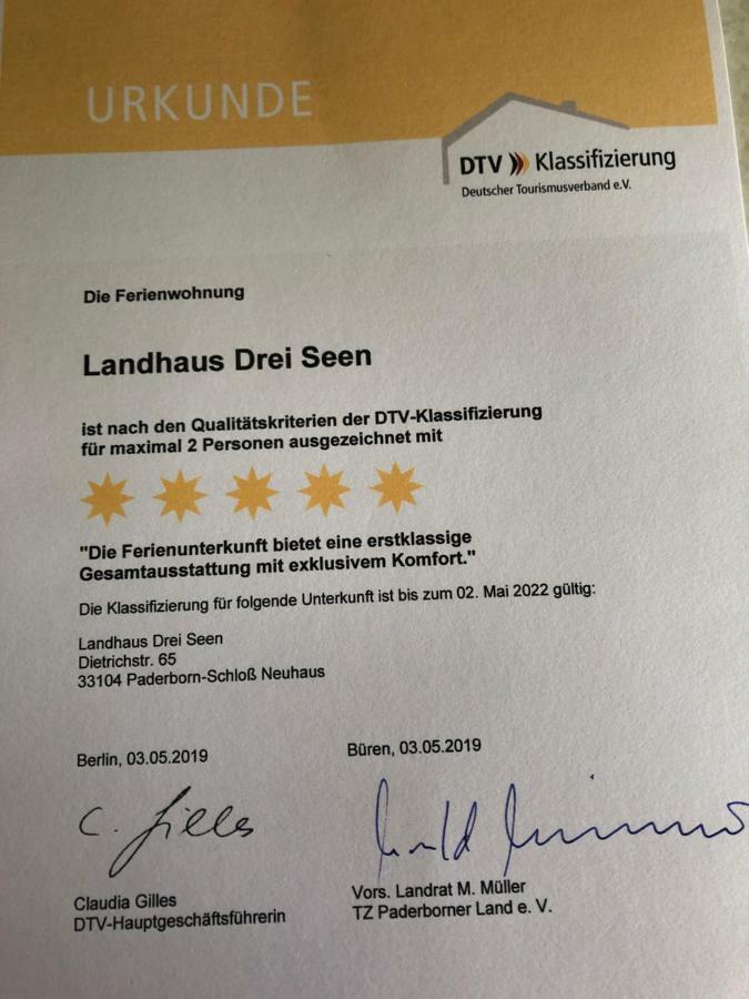 Landhaus Drei Seen Paderborn Buitenkant foto